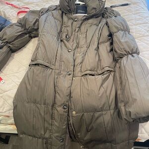 Women's Les Copains elegant Brown Puffer Jacket -